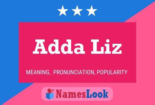 Adda Liz Namensposter