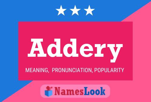 Addery Namensposter