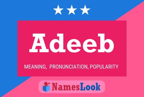 Adeeb Namensposter