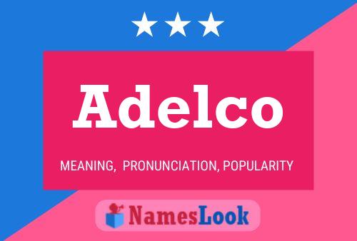 Adelco Namensposter