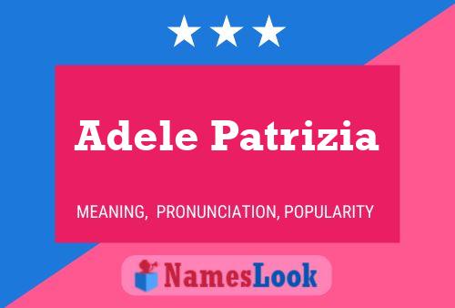 Adele Patrizia Namensposter