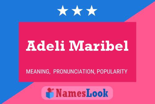 Adeli Maribel Namensposter