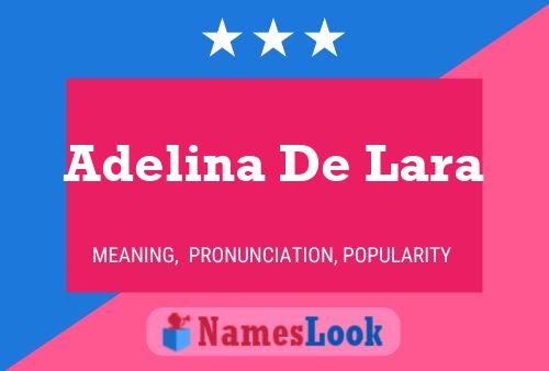 Adelina De Lara Namensposter