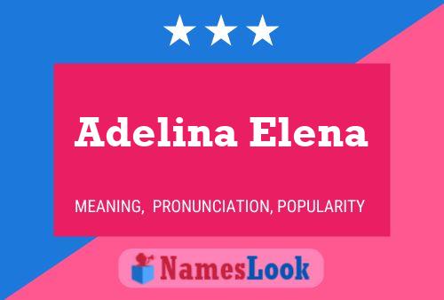 Adelina Elena Namensposter