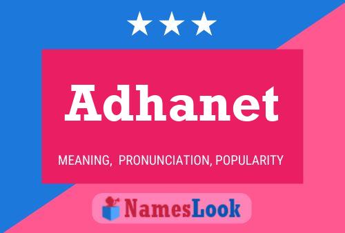 Adhanet Namensposter