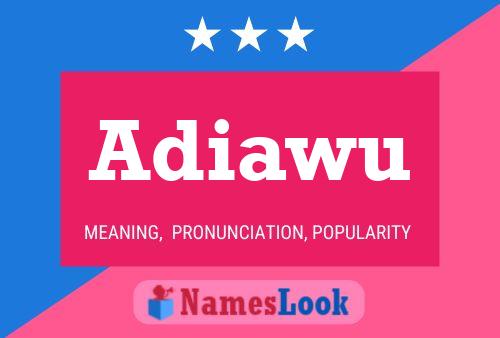 Adiawu Namensposter