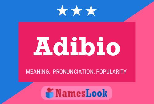 Adibio Namensposter