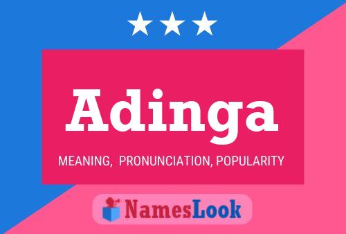 Adinga Namensposter