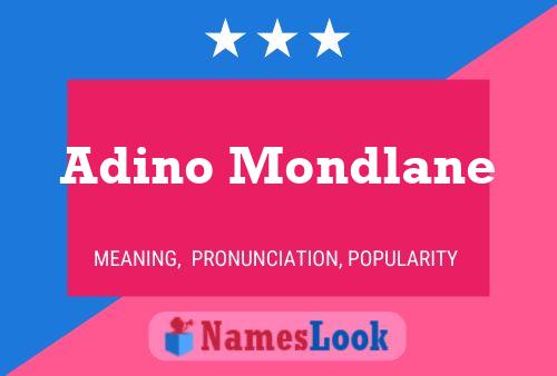 Adino Mondlane Namensposter