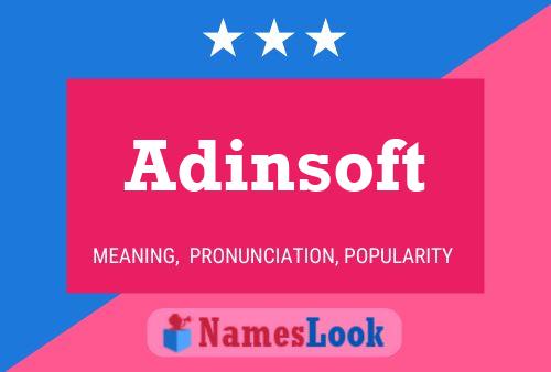 Adinsoft Namensposter