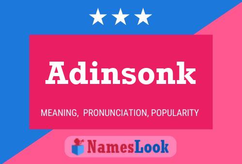 Adinsonk Namensposter