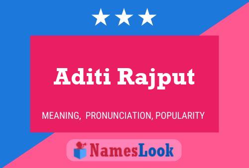 Aditi Rajput Namensposter