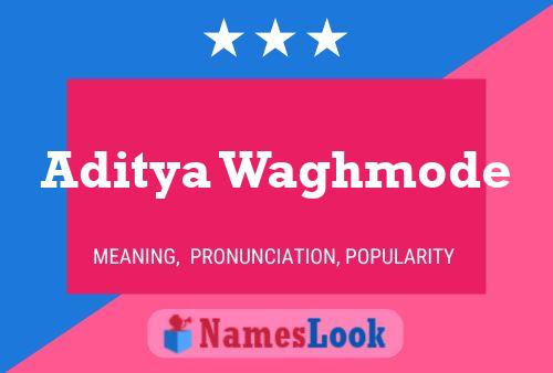 Aditya Waghmode Namensposter