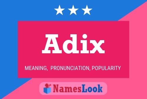 Adix Namensposter