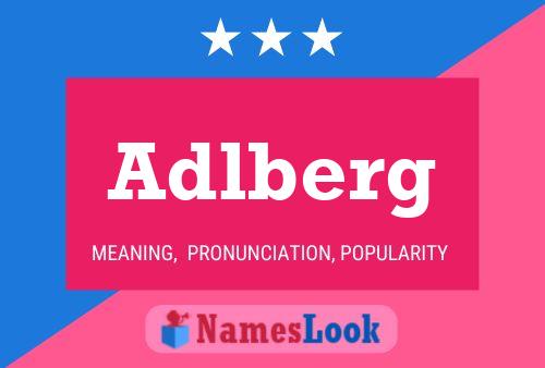 Adlberg Namensposter