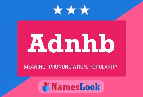 Adnhb Namensposter