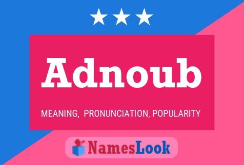 Adnoub Namensposter