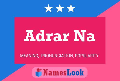 Adrar Na Namensposter