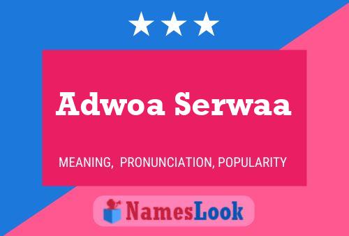 Adwoa Serwaa Namensposter