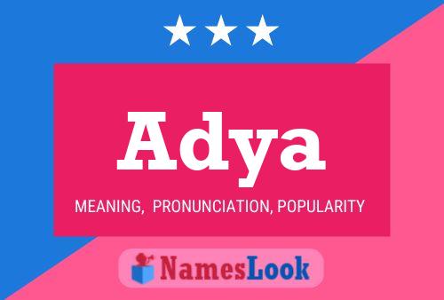 Adya Namensposter