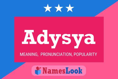 Adysya Namensposter