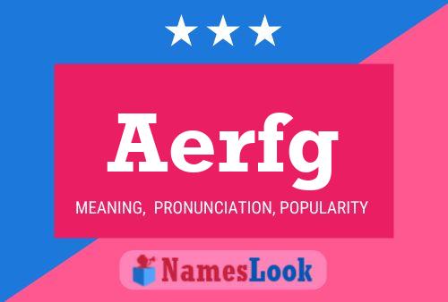 Aerfg Namensposter