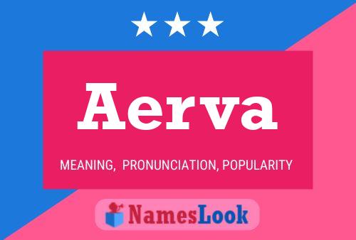 Aerva Namensposter