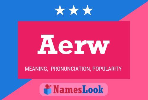 Aerw Namensposter