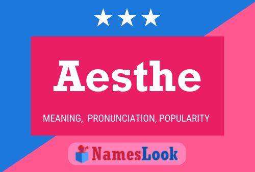 Aesthe Namensposter