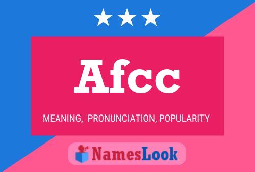 Afcc Namensposter