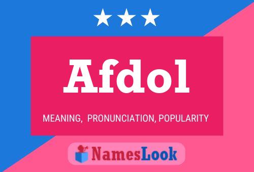 Afdol Namensposter