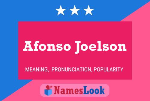 Afonso Joelson Namensposter