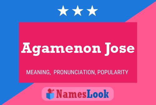 Agamenon Jose Namensposter