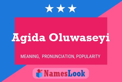 Agida Oluwaseyi Namensposter