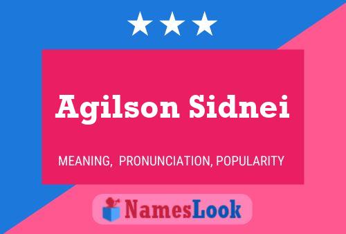 Agilson Sidnei Namensposter