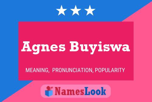 Agnes Buyiswa Namensposter