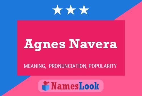 Agnes Navera Namensposter