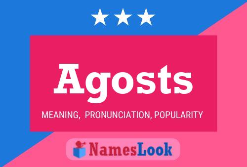 Agosts Namensposter