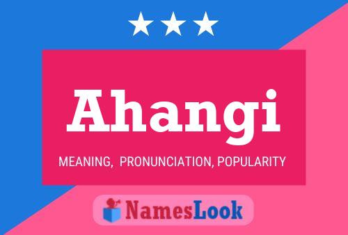 Ahangi Namensposter