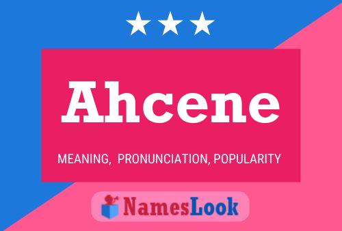 Ahcene Namensposter