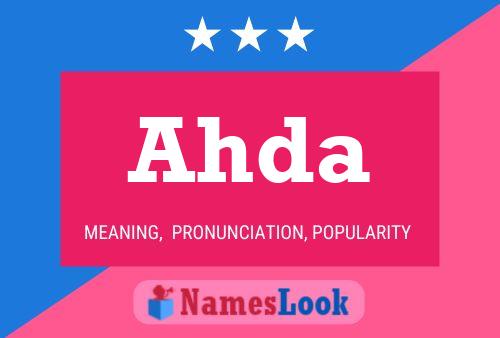 Ahda Namensposter