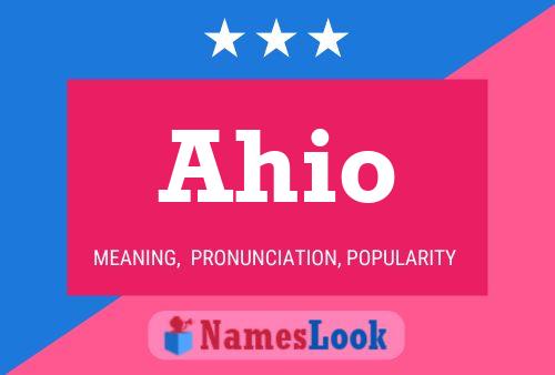 Ahio Namensposter