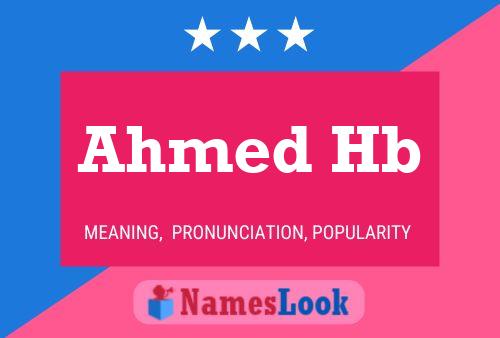 Ahmed Hb Namensposter