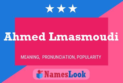 Ahmed Lmasmoudi Namensposter