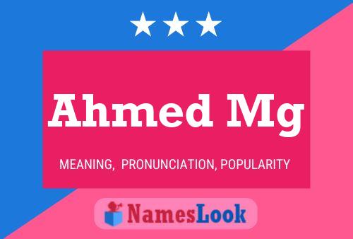 Ahmed Mg Namensposter