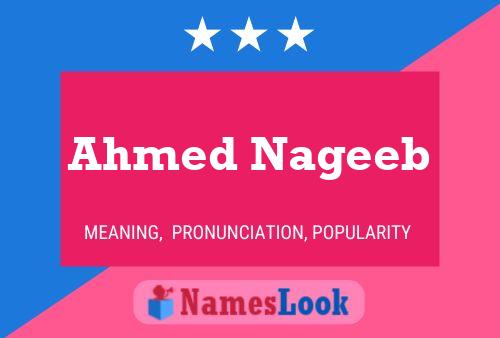 Ahmed Nageeb Namensposter