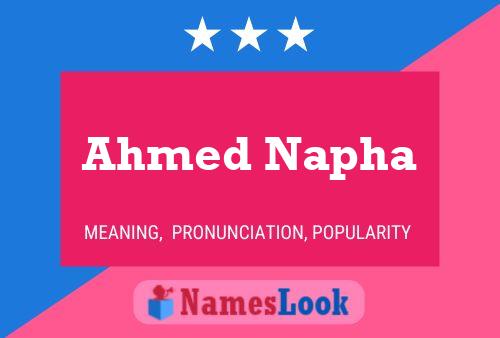 Ahmed Napha Namensposter