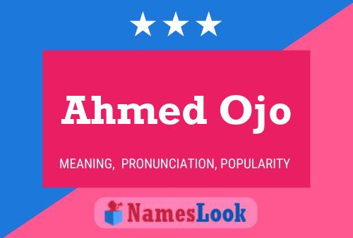 Ahmed Ojo Namensposter