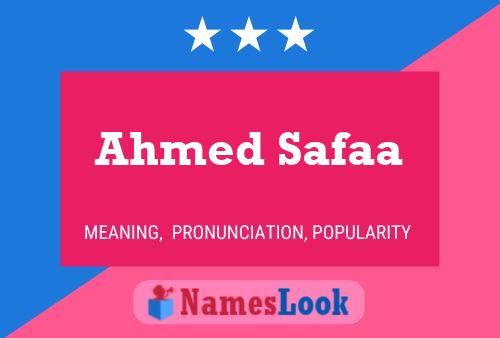 Ahmed Safaa Namensposter