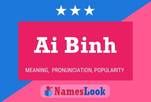 Ai Binh Namensposter